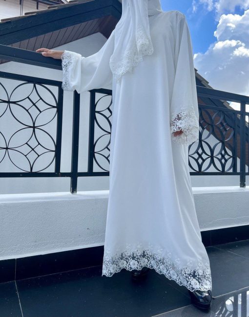 Wajiha in White