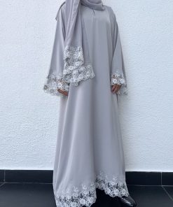 Wajiha in Grey